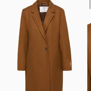 The Stedman Coat
Single-breasted Italian virgin wool coat (Aritzia) NWT